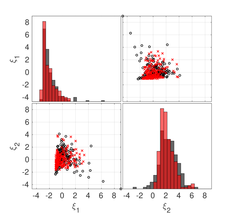 Random coefficients of stochastic simulator